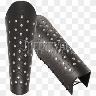 Chevron Flame Leather Greaves - Polka Dot, HD Png Download