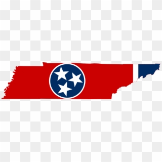Tennessee Cliparts - Tennessee State Flag Map, HD Png Download