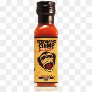 The Screamer Screaming Chimp Chilli Sauce - Bottle, HD Png Download