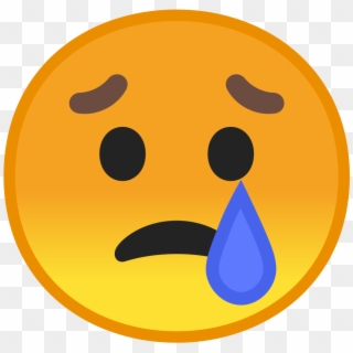 Crying Face Icon - Emoji A Chorar, HD Png Download