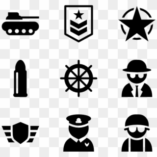 Military Fill - Army Icon Vector, HD Png Download