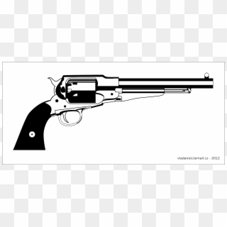 This Free Icons Png Design Of Revolver Remington 1858, Transparent Png