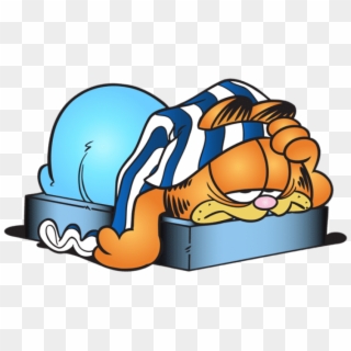 Free Png Download Sleeping Garfield Cartoon Transparent - Garfield Png, Png Download