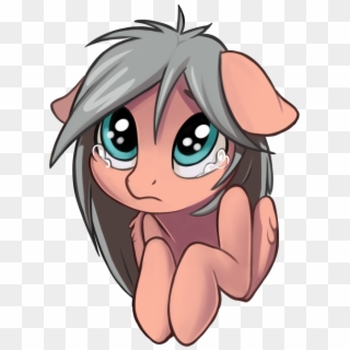 Taneysha, Bust, Crying, Cute, Female, Floppy Ears, - Cartoon, HD Png Download