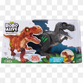 Robo Alive Attacking T-rex - Robo Alive Dinosaur, HD Png Download