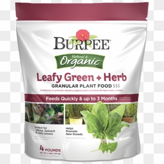 Burpee Natural & Organic Leay Green Herb Granular Plant - Fertilizer, HD Png Download