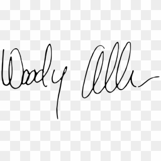 Woody Allen Signature, HD Png Download