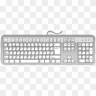 28 Collection Of Computer Keyboard Clipart Png - Keyboard Black And White Clipart, Transparent Png