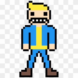 Vault Boy - Killer Sans Pixel Art, HD Png Download