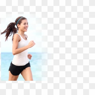 Female-runner, HD Png Download
