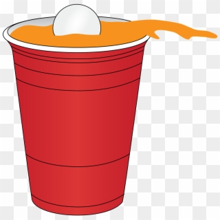Beer Pong Red - Beer Pong Cup Png, Transparent Png