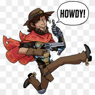 A Smol Mccree For All Your Smol Mccree Needs - Mccree Howdy, HD Png Download