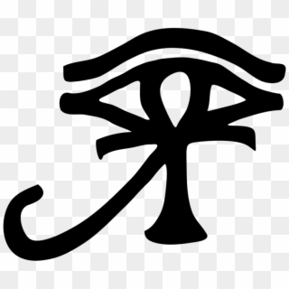 Ankh And Eye Of Horus , Png Download - Eye Of Ra Ankh, Transparent Png