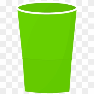 Cups Clipart Plastic Container - Green Png Plastic Cup, Transparent Png