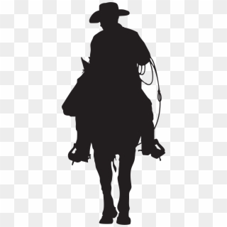 Cowboy Silhouette Png Clip Art Image - Cowboy Png, Transparent Png