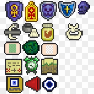 Ankh Shield Crafting Guide - Ankh Pixel Art, HD Png Download