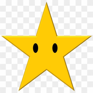 Mario Star With Eyes Png Png Download - Particle Star Png, Transparent Png