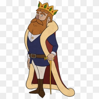 Un Rey Recibió Como Obsequio, Dos Pequeños Halcones, - Cartoon, HD Png Download