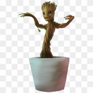 Baby Groot Png Hd - Baby Groot Gif Png, Transparent Png