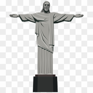 Christ The Redeemer Statue Png Clip Art, Transparent Png