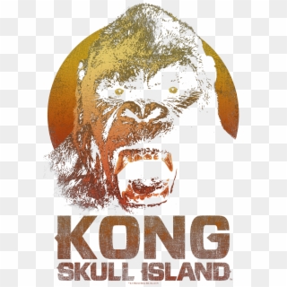 King Kong Kong Men's Long Sleeve T-shirt - Kong Skull Island Book, HD Png Download