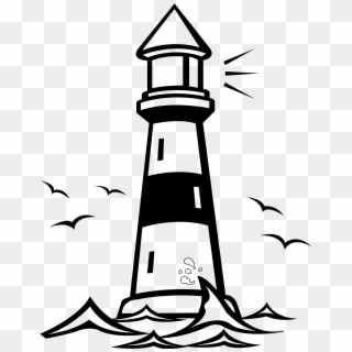 Cliff Clipart Lighthouse - Clipart Lighthouse, HD Png Download