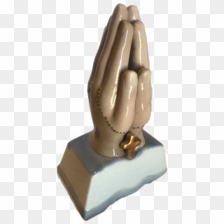 Religious Figurine Praying Hands Vintage - Bronze Sculpture, HD Png Download