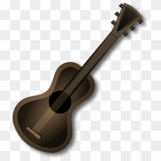 This Free Icons Png Design Of Brown Guitar - Brown Guitar Clipart, Transparent Png