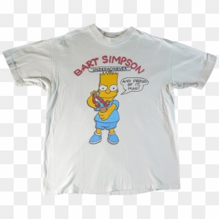 Vintage Bart Simpson Underachiever - Active Shirt, HD Png Download