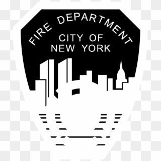 Fire Department City Of New York Logo Black And White - New York City Fire Department, HD Png Download