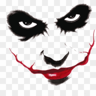 Clown Joker Jokerface Face Polyvore Ftestickers Freetoedit - Joker Png, Transparent Png