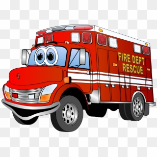 I Sexually Identify As A Firetruck - Fire Truck Cartoon Clipart, HD Png Download
