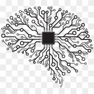 Artificial Intelligence Circuits - Artificial Intelligence Image White, HD Png Download