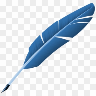 Blue Pen Transprent Png Free - Transparent Background Quill Png, Png Download
