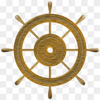 Ship Steering Wheel Png - Ship Wheel Compass Png, Transparent Png