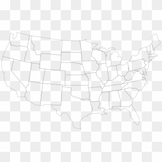Map Usa United, HD Png Download