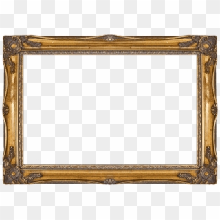 Gold Picture Frame, HD Png Download