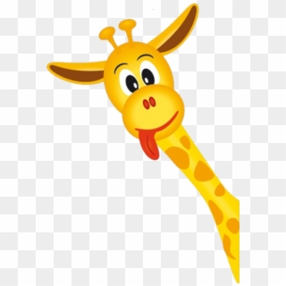 Giraffe Free Download Png - Giraffe Cartoon Funny, Transparent Png