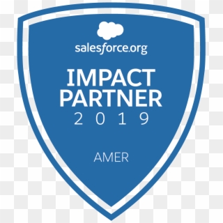Org Impact Partner Badge - Salesforce Impact Partner 2018, HD Png Download