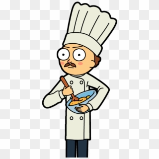Pastry Chef Morty Rick And - Rick And Morty Chef, HD Png Download