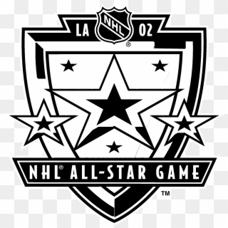 Nhl All Star Game 2002 Logo Black And White, HD Png Download