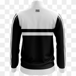 Black And White Sports Jacket Pubg Official Merchandise - Long-sleeved T-shirt, HD Png Download