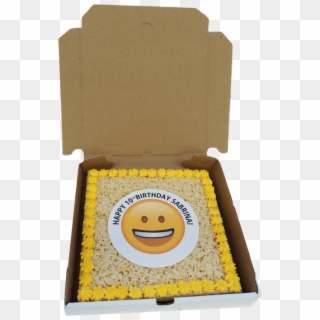 Rice Krispy Emoji Birthday Cake - Smiley, HD Png Download
