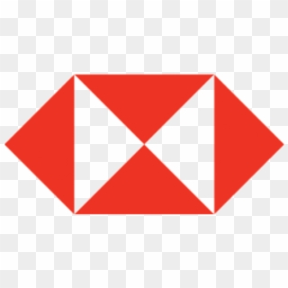 Logo With Red And White Triangles - Square Hsbc Logo, HD Png Download