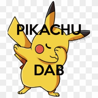 Photo Collection Dab Pikachu Related Keywords - Cartoon, HD Png Download