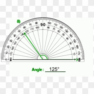 Measuring Angles Demo - Measure With Protractor, HD Png Download