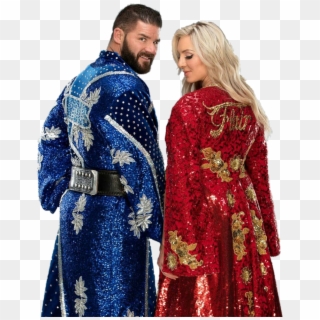 #bobbyroode #charlotteflair #wwe #mixedtag #wwesuperstars - Bobby Roode And Charlotte Flair, HD Png Download
