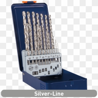 Hss G Drill Bit Set, Long, Silver Line, In Cassette - Hand Tool, HD Png Download