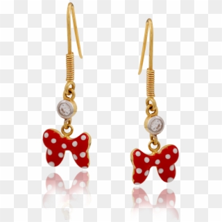 Golden Enamel Minnie Mouse Bow Dangler, HD Png Download