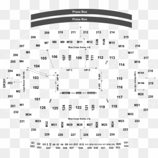 Little Caesars Arena Chart, HD Png Download
